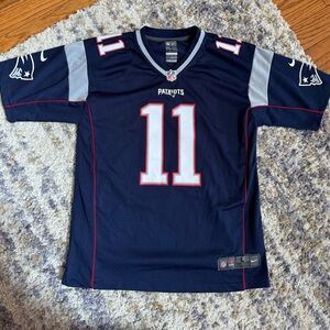 Nike Julian Edelman New England Patriots Game Jersey NFL Football Youth Large